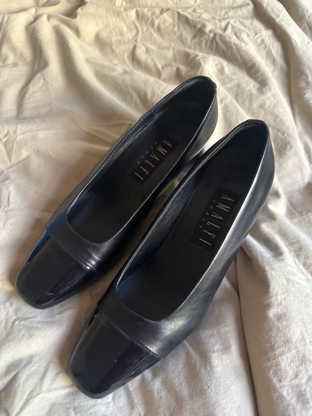 Amalfi Italy Leather Heels (size 7.5 women's)